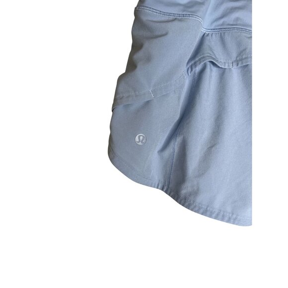 Lululemon Speed Up Short Trail 2.5" Blue Size 8 W7AWYR - Picture 3 of 5